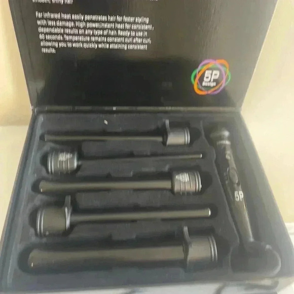 CLIPLESS CURLER SET 32mm 25mm 19mm 18-25mm 9-18mm. In one box - Picture 5 of 9